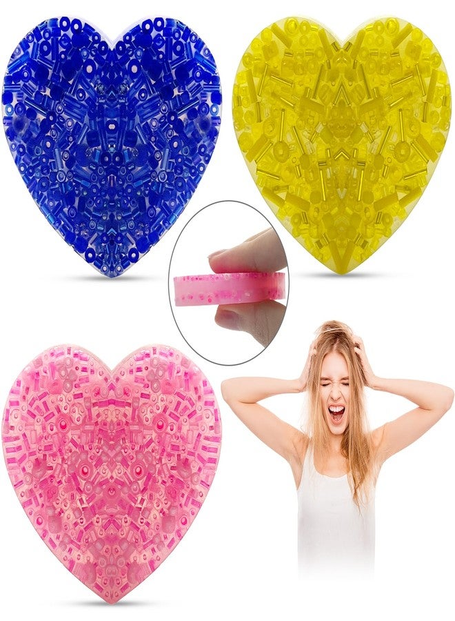 oyeftp Skin Picking Fidget Toys, Pick Pad Heart Fidget Toys for Adults Teenager, Silicone Picking Fidget Pad, Trichotillomania Toys for Skin Pickers, Dermatillomania, ADHD for Teens and Adults - Image 3